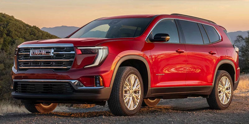 2026 GMC Acadia confident road performance