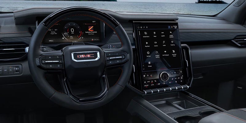 2026 GMC Acadia digital touchscreen display