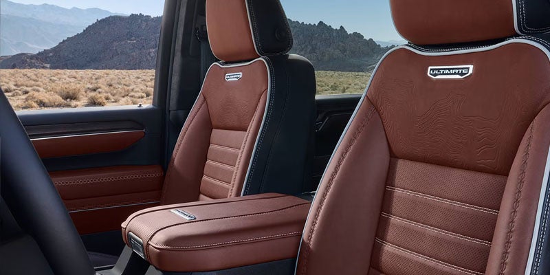2026 GMC Sierra 3500 HD Denali Ultimate leather seating